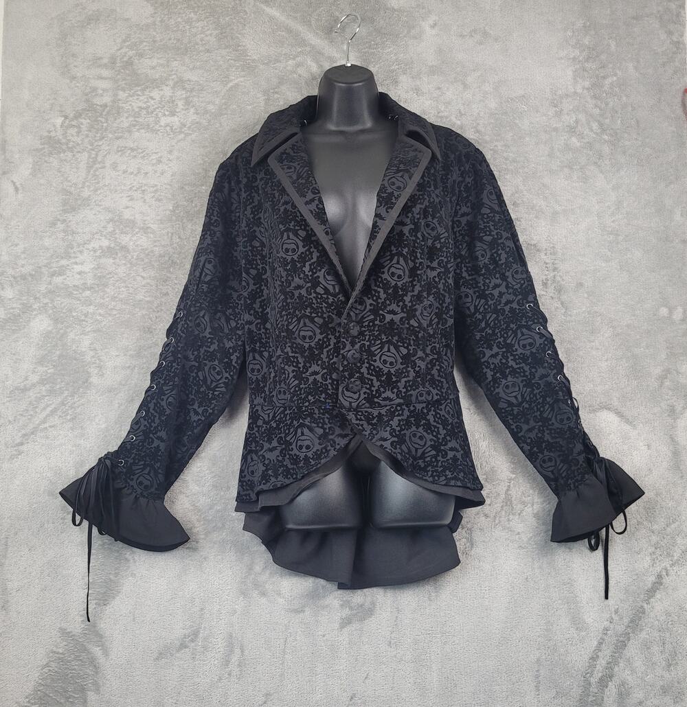 Torrid Disney Nightmare Before Christmas Blazer Size 3 Jack Skellington Goth NWT